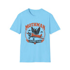 Mothman Flying Club T‑Shirt - Retro 70s Airplane