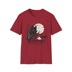 Midnight Fishing Club T-Shirt — Gothic Mothman Moon Graphic Tee