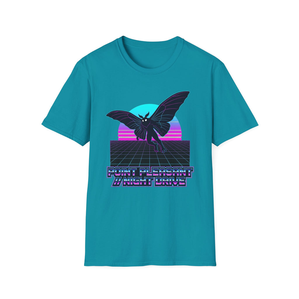 Mothman Retro T-Shirt — Vintage 80s Synthwave Cryptid Tee