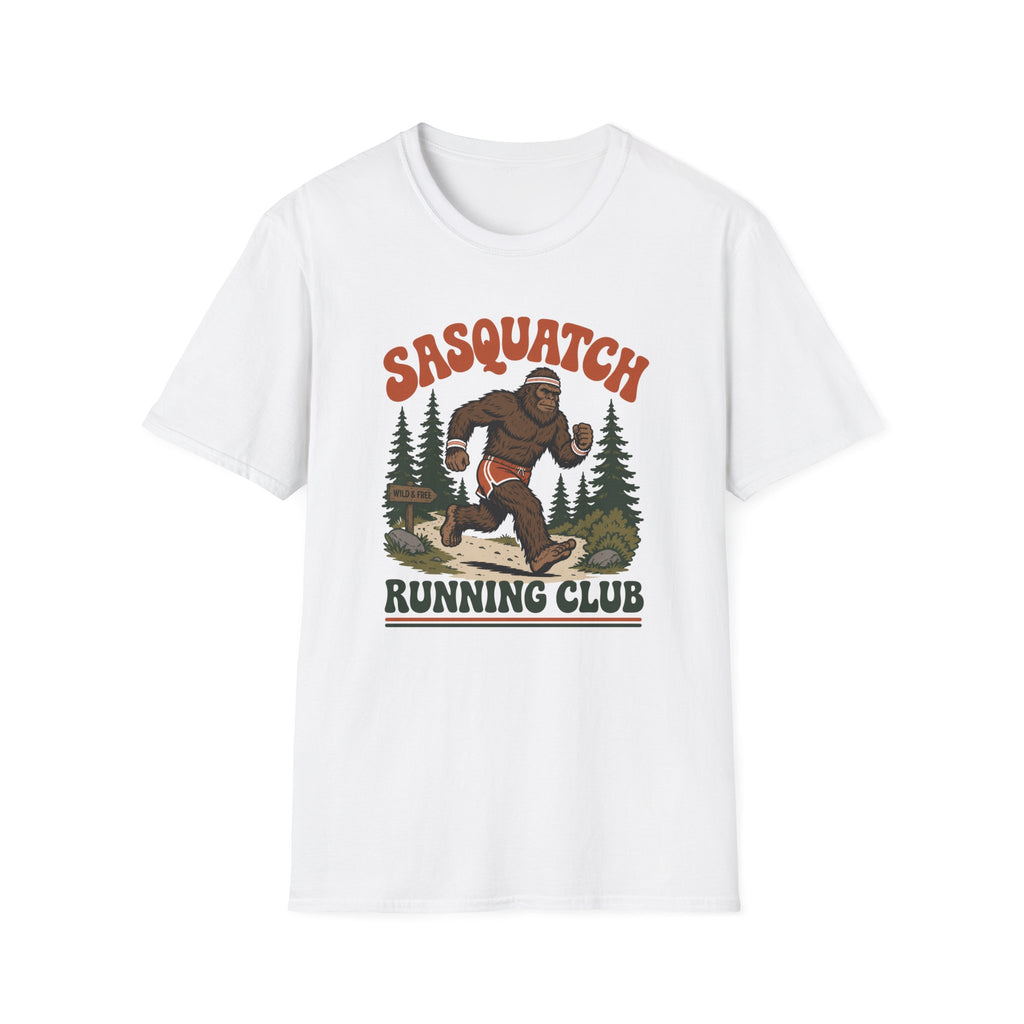 Sasquatch Running Club T‑Shirt - Retro 70s Trail Running Tee