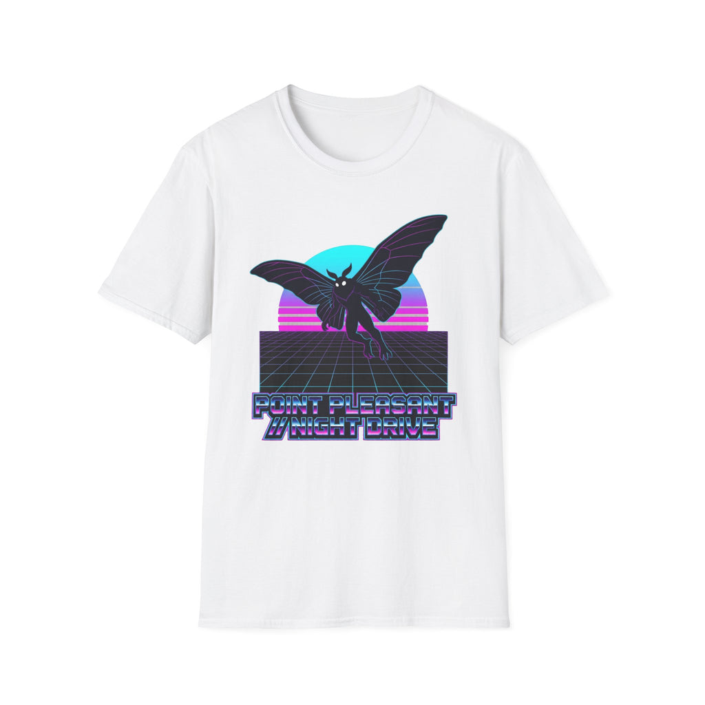 Mothman Retro T-Shirt — Vintage 80s Synthwave Cryptid Tee