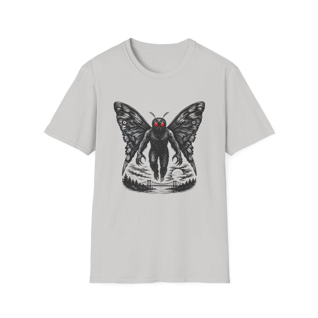 Mothman Graphic Tee — Red-Eyed Cryptid Mothman T-Shirt