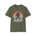 Bigfoot Retro Sunset T-Shirt — Vintage Sasquatch Graphic Tee