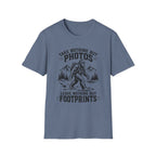 “Take Nothing But Photos, Leave Nothing But Footprints” Bigfoot Adventure Tee