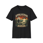 Appalachian Night Watch T-Shirt — Sasquatch UFO Retro Outdoor Tee