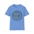 Rare Sighting Society T-Shirt — "Verified" Bigfoot Conservation Badge